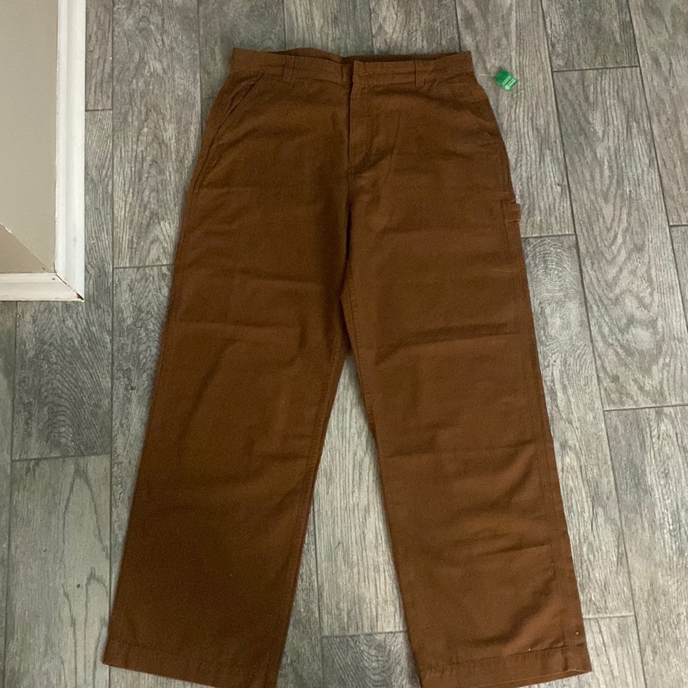 Gap Brown High Rise 90s Loose Carpenter Pants NWT Size 12